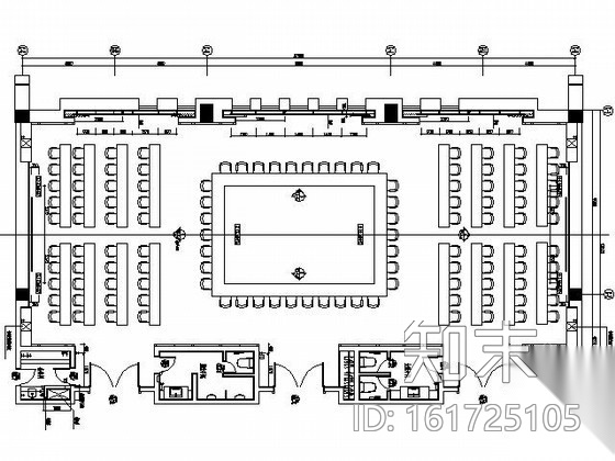 国际会议中心董事会议室施工图cad施工图下载【ID:161725105】