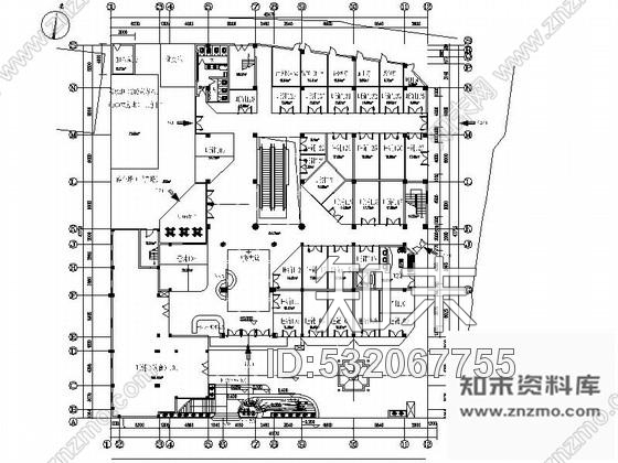 施工图原创简明通透大型商业城室内CAD施工图含夜景效果图施工图下载【ID:532067755】