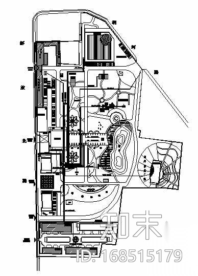 某庭园电力照明平面图cad施工图下载【ID:168515179】