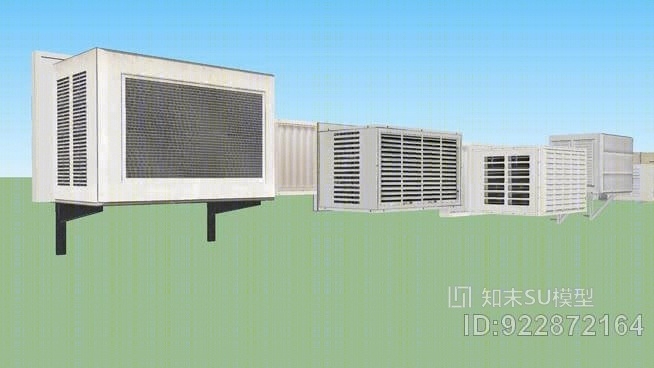 壁式空调机组SU模型下载【ID:922872164】
