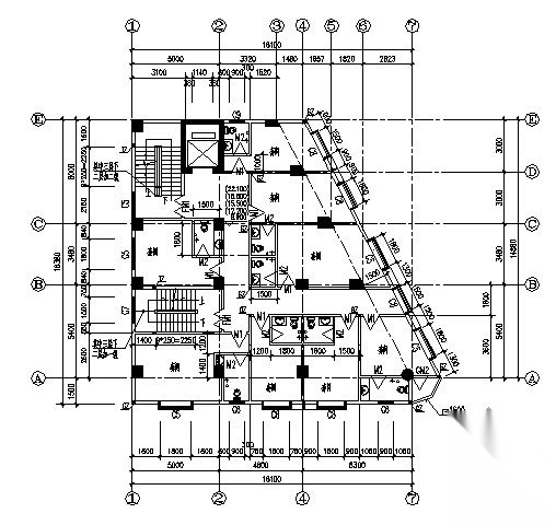 某十层住宅楼建筑方案图cad施工图下载【ID:149844180】