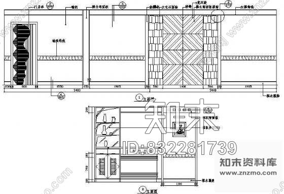 图块/节点豪华VIP房立面图cad施工图下载【ID:832281739】