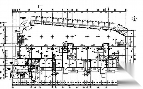 某高层住宅建筑施工图（二）cad施工图下载【ID:149856114】