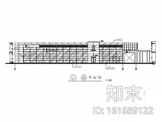 精品现代东风标致汽车展厅设计施工图（含效果模型）cad施工图下载【ID:161689122】