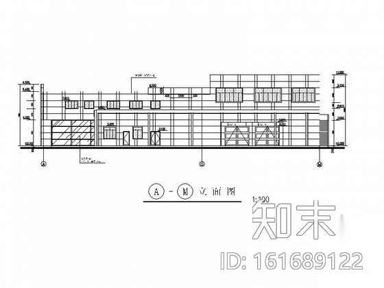 精品现代东风标致汽车展厅设计施工图（含效果模型）cad施工图下载【ID:161689122】