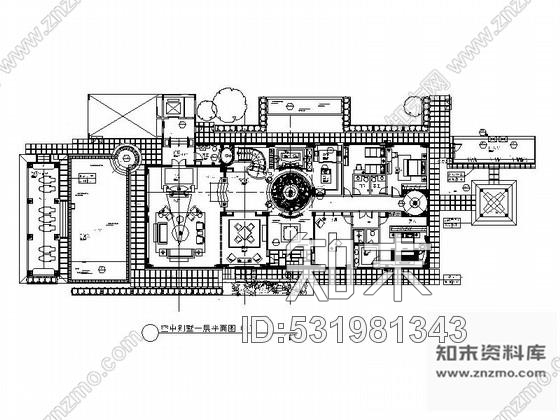 施工图深圳某高端简欧双层空中别墅施工图含效果模型cad施工图下载【ID:531981343】