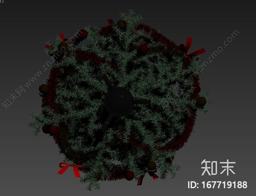 圣诞树-蜡烛-花环-袜子-烛台-花CG模型下载【ID:167719188】