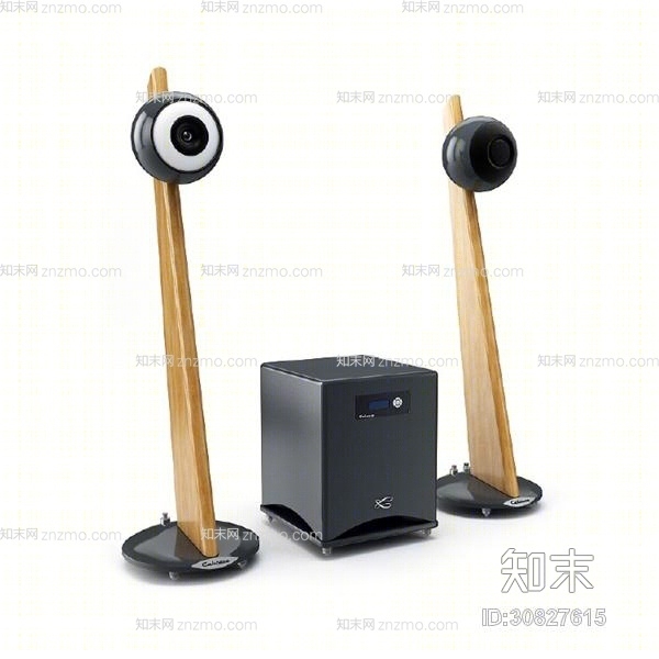 黑色音响3D模型下载【ID:30827615】