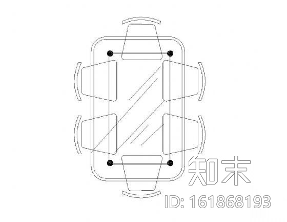 家居各式餐桌平面图块施工图下载【ID:161868193】