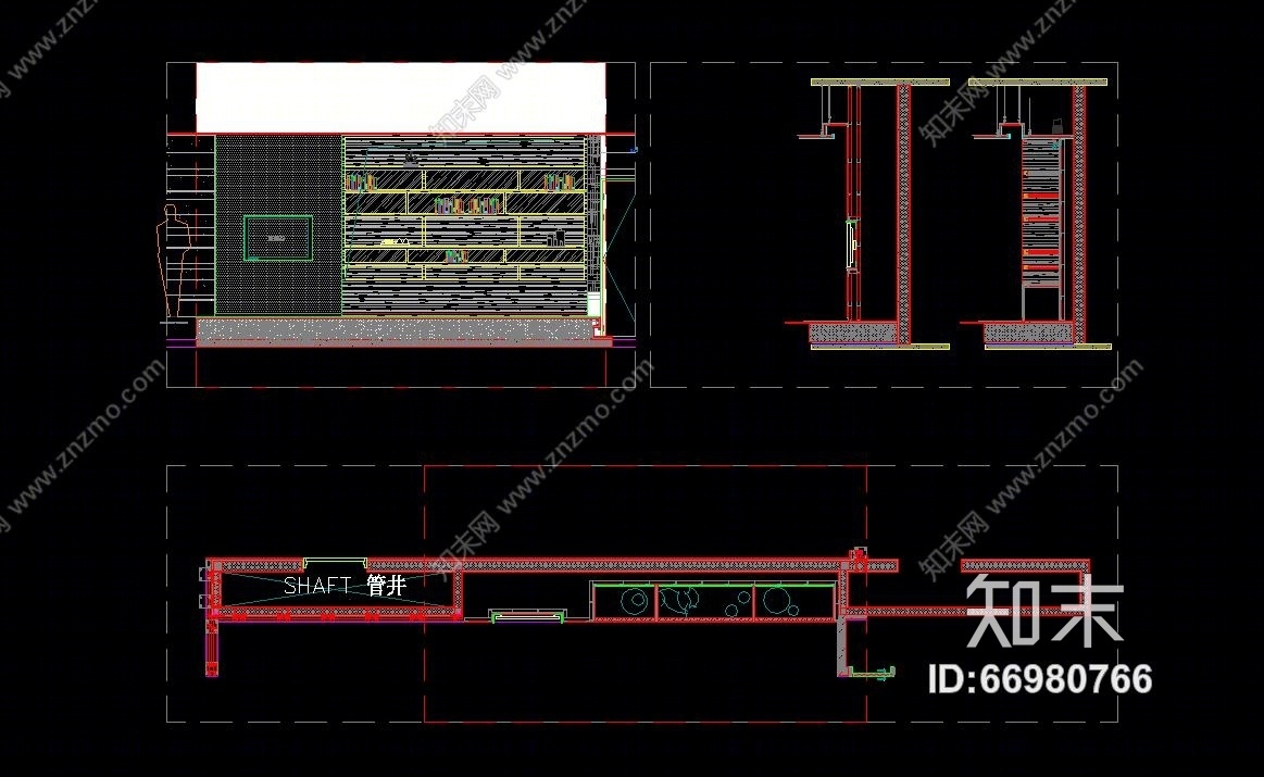 HBA--沈阳君悦酒店cad施工图下载【ID:66980766】