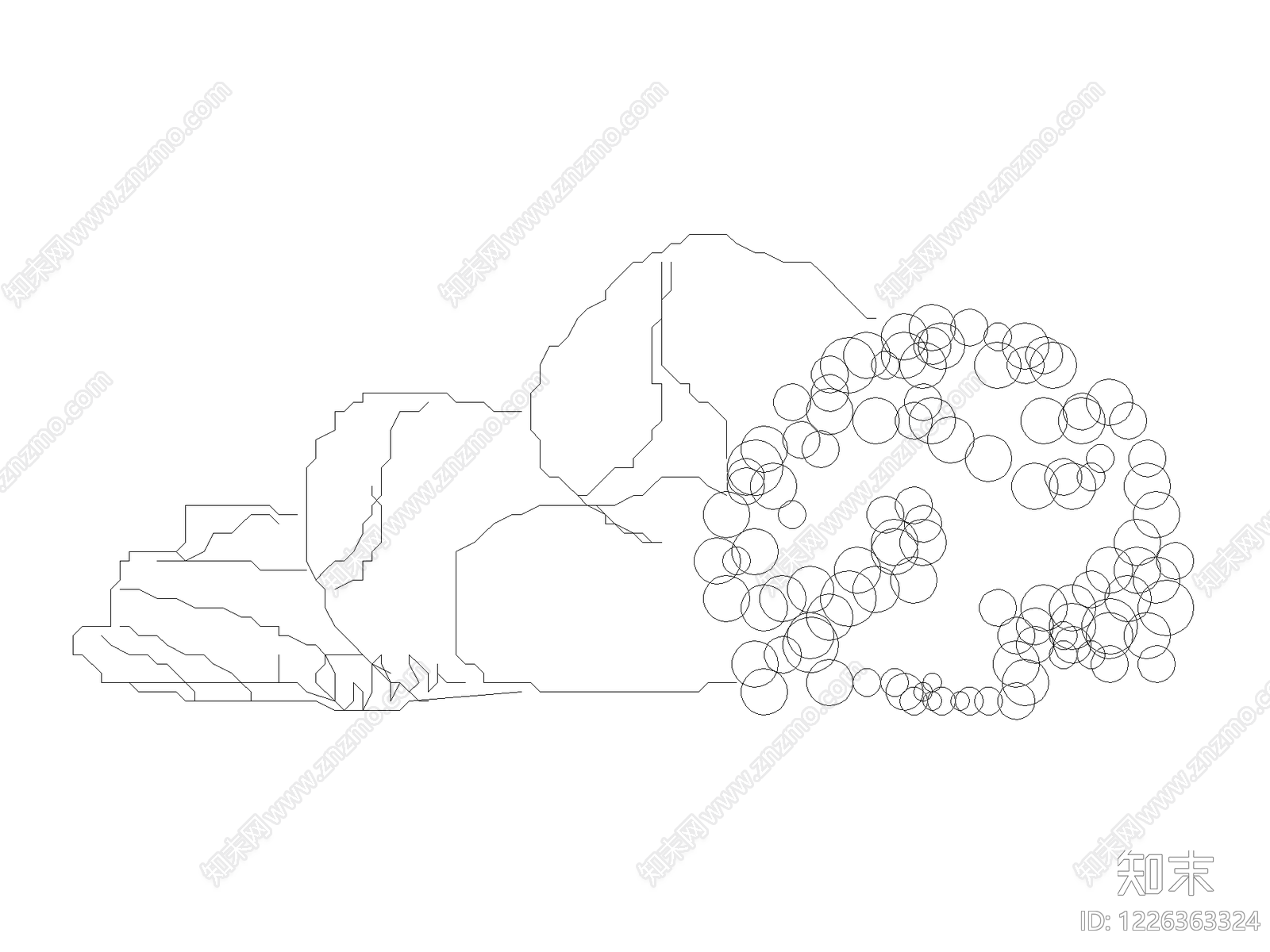 背景墙CAD图纸