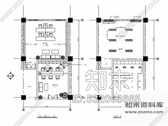 施工图大酒店销售部及商务中心设计图cad施工图下载【ID:532063665】