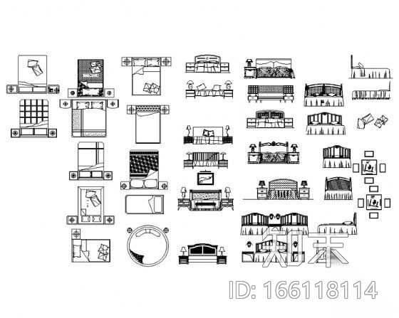 CAD图库王cad施工图下载【ID:166118114】