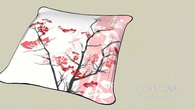 枕头SU模型下载【ID:119329612】