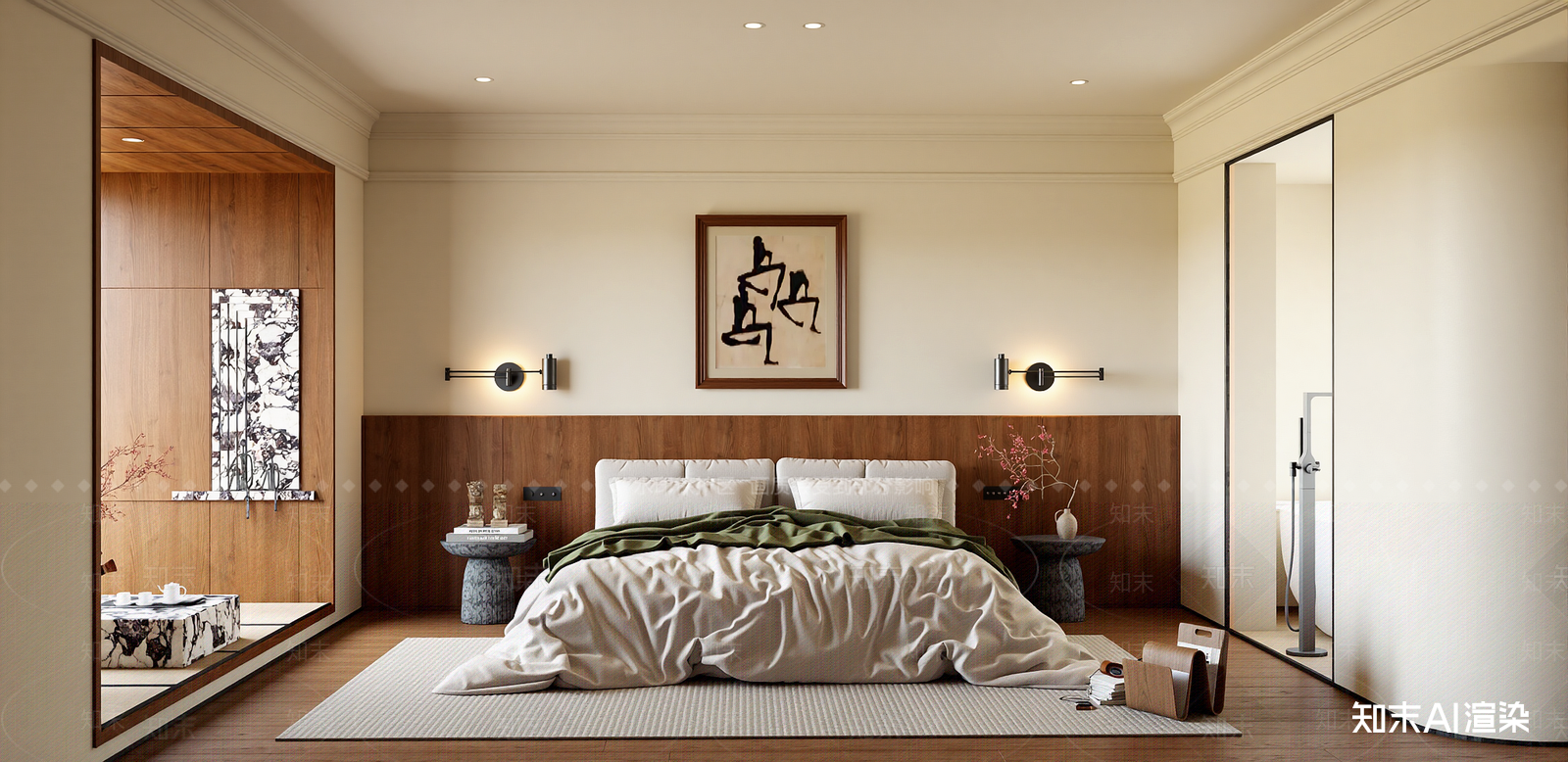中古家居卧室SU模型下载【ID:1216023119】