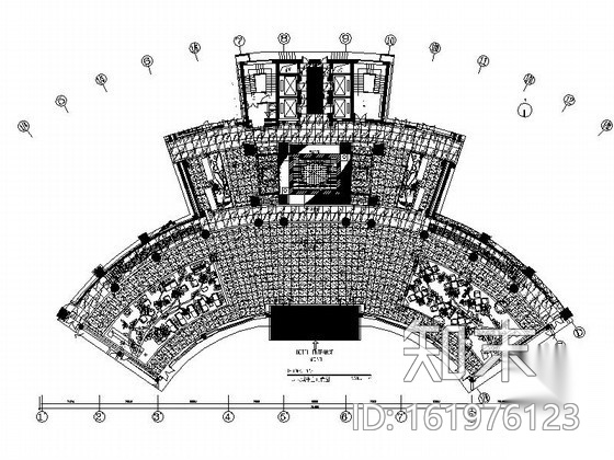 时尚幽雅酒店大堂室内施工图（含效果）施工图下载【ID:161976123】