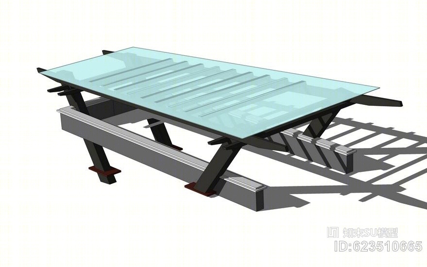 地下车库入口SU模型下载【ID:623510665】