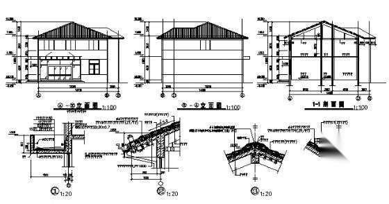 某二层办公楼建筑方案图cad施工图下载【ID:151402185】