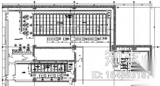 机房大样图（含洗衣泵房、消防泵房、给水泵房）cad施工图下载【ID:164893187】