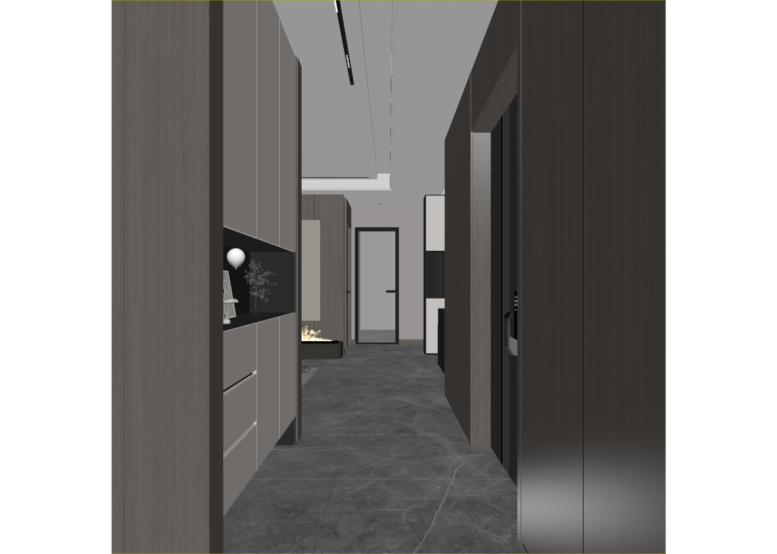 现代玄关3D模型下载【ID:1214745062】