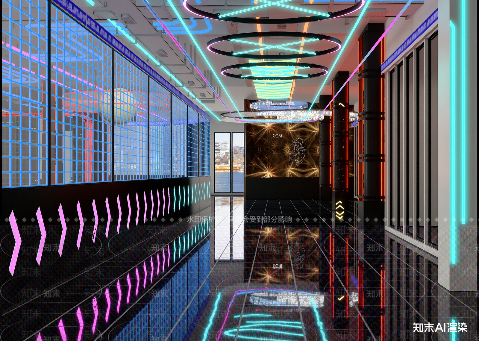 工业科技展厅3D模型下载【ID:1214634308】