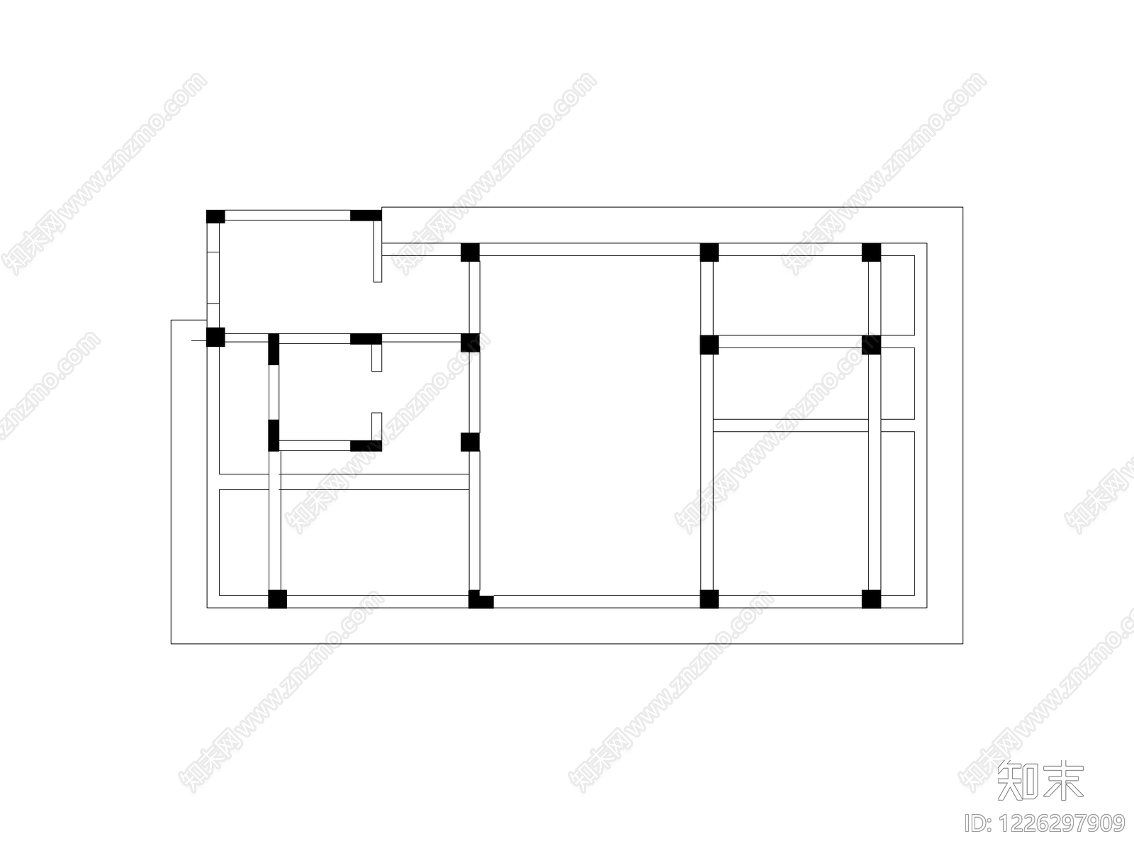 新中式,中式综合硬装构件图库CAD图纸