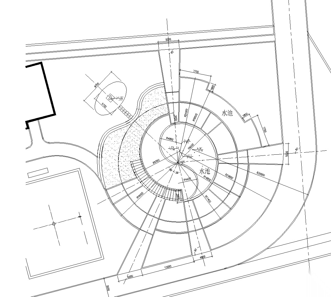 [浙江]桐乡市老人公寓景观居住区CAD施工图cad施工图下载【ID:161024115】