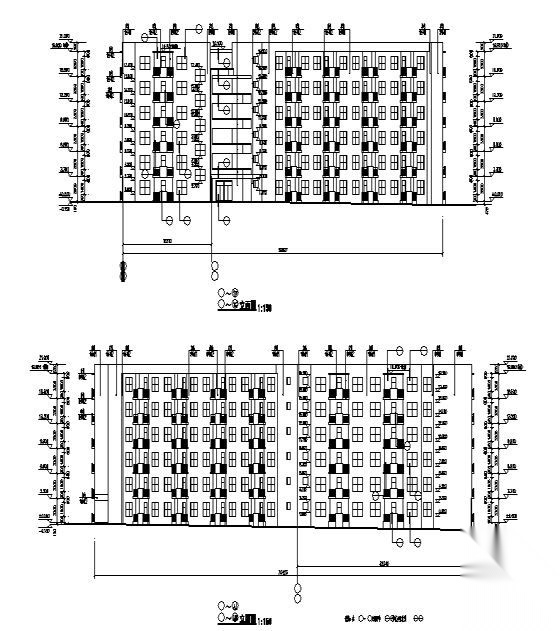 某六层学生公寓建筑施工图cad施工图下载【ID:167049124】