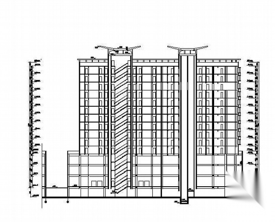 10号楼住宅建筑图（二）cad施工图下载【ID:149856116】