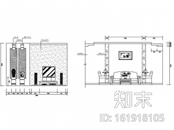 [惠州]某两层别墅方案设计cad施工图下载【ID:161918105】