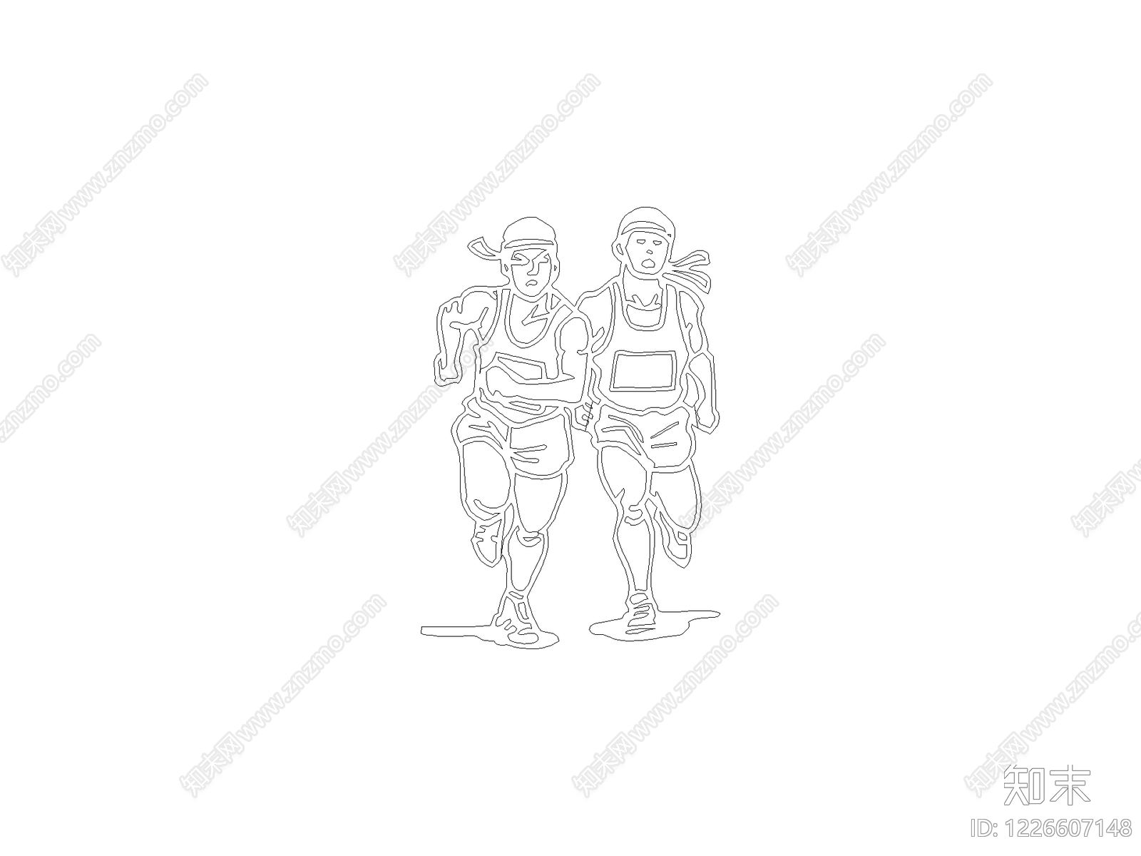 人物cad施工图下载【ID:1226607148】