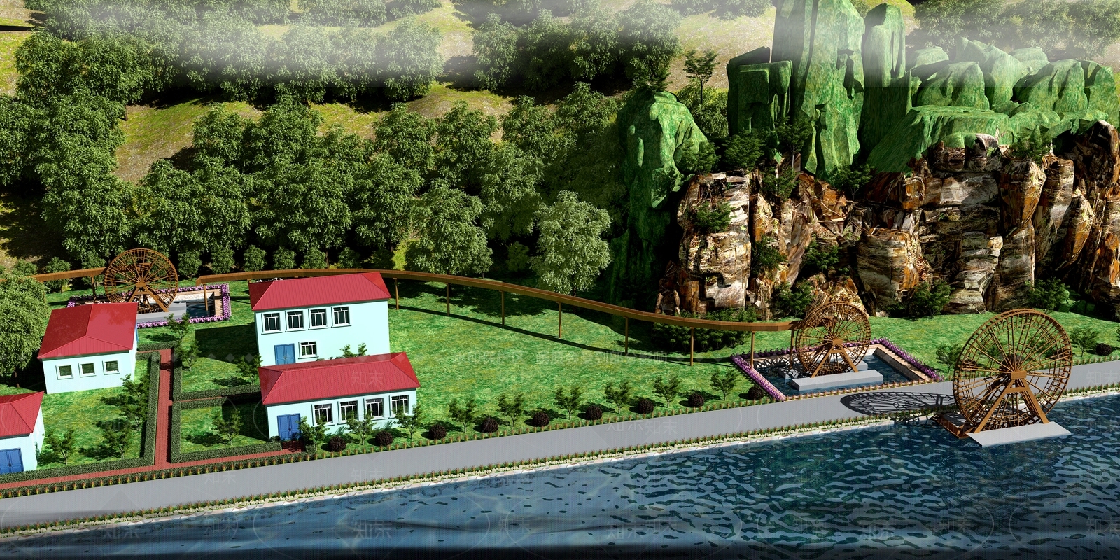 现代水车3D模型下载【ID:532869438】