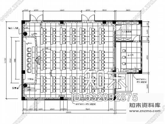 施工图重庆某污水处理厂多功能厅装修图施工图下载【ID:532092875】