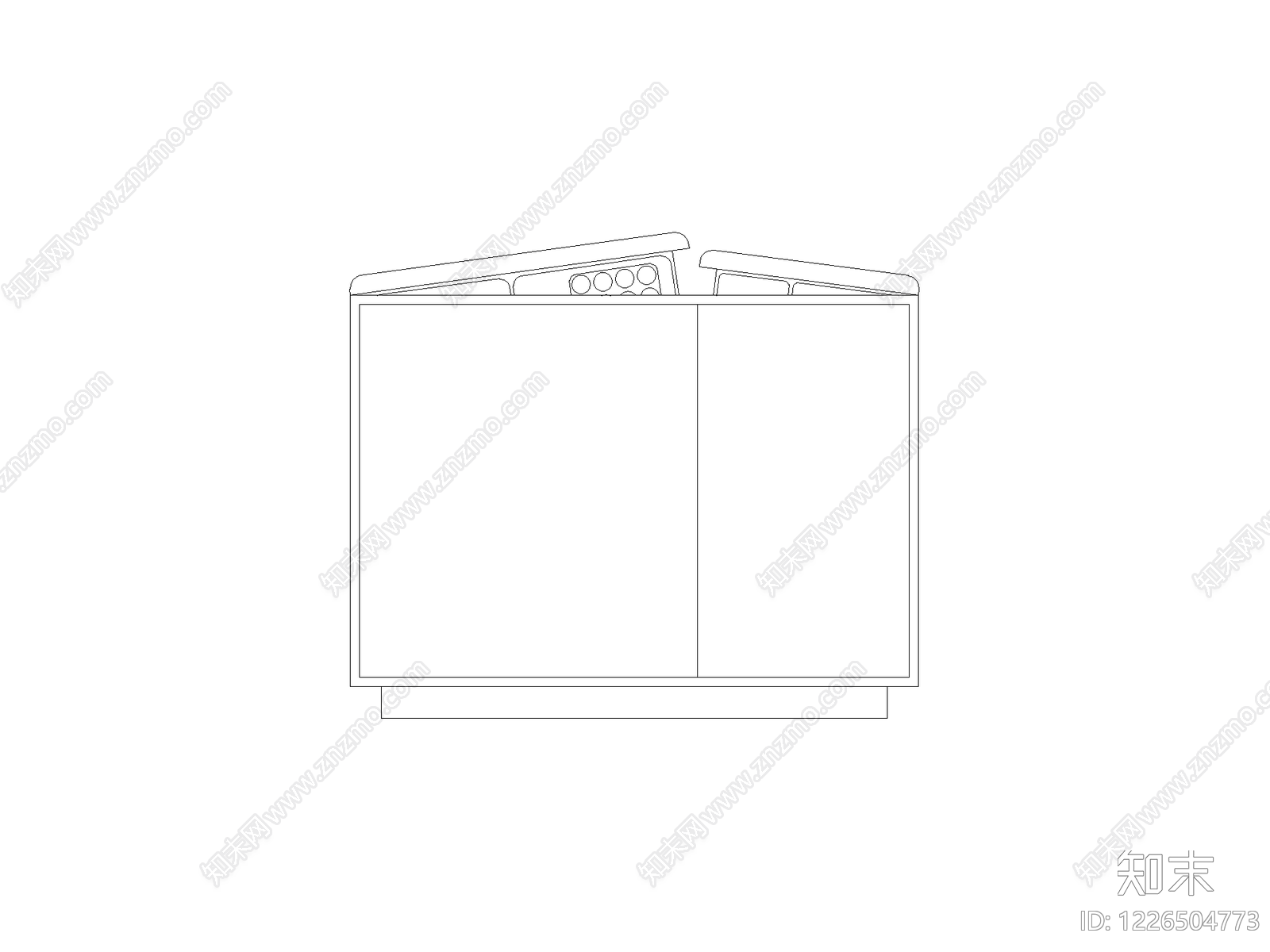 柜子cad施工图下载【ID:1226504773】