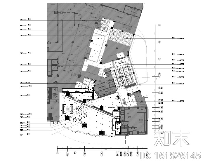 [广东]希尔顿酒店设计施工图（附效果图+软装方案+照明设...cad施工图下载【ID:161826145】