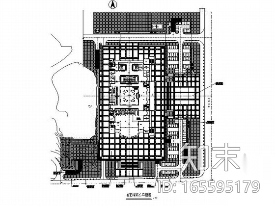 [湖南]办公生活中心区景观规划设计施工图cad施工图下载【ID:165595179】