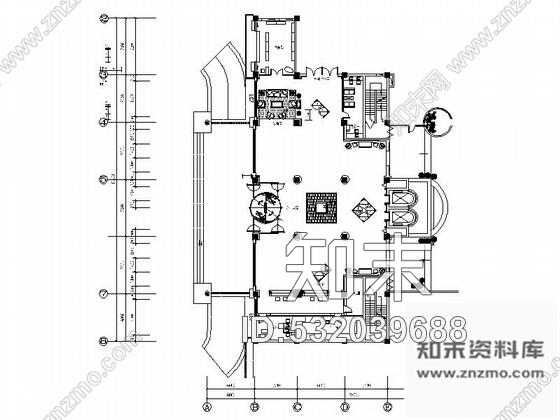 施工图陕西豪华五星级酒店首层大堂装修施工图施工图下载【ID:532039688】