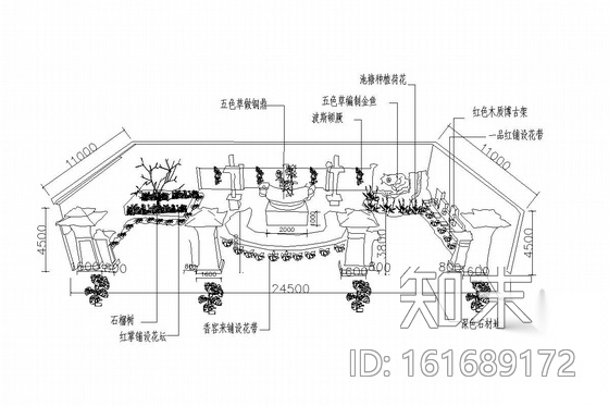 [滕州]国家级花事盛会花卉博览会展览区装修图（含效果图...cad施工图下载【ID:161689172】
