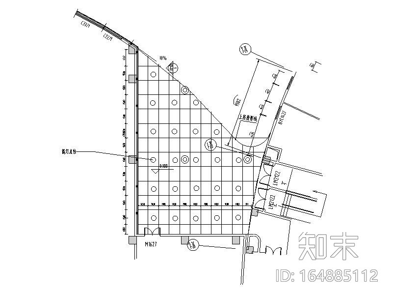 6层金融区教育基地外装饰幕墙工程施工图cad施工图下载【ID:164885112】