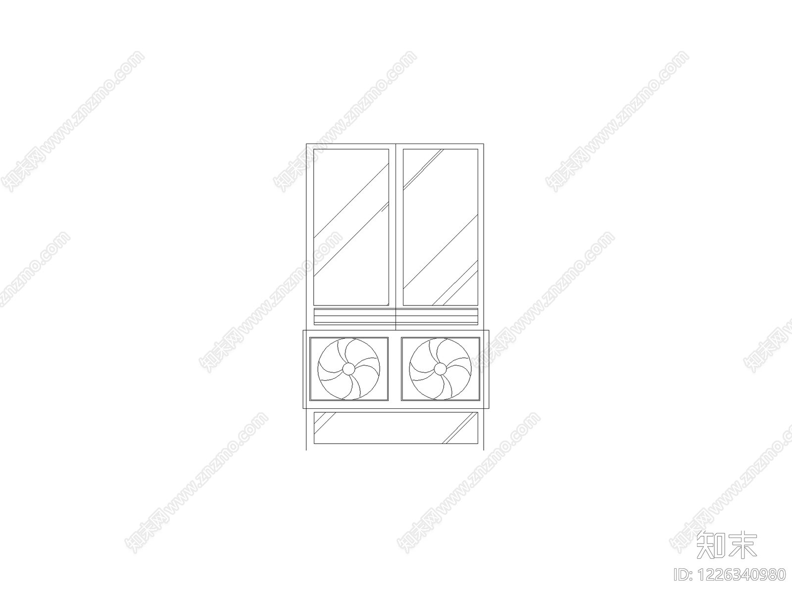 现代柜子CAD图纸