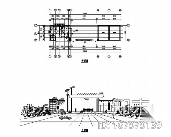 学校大门设计施工图cad施工图下载【ID:167979139】