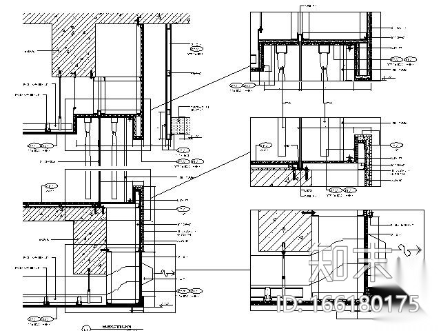 [南京]国际建筑艺术中心施工图（含效果）cad施工图下载【ID:166180175】