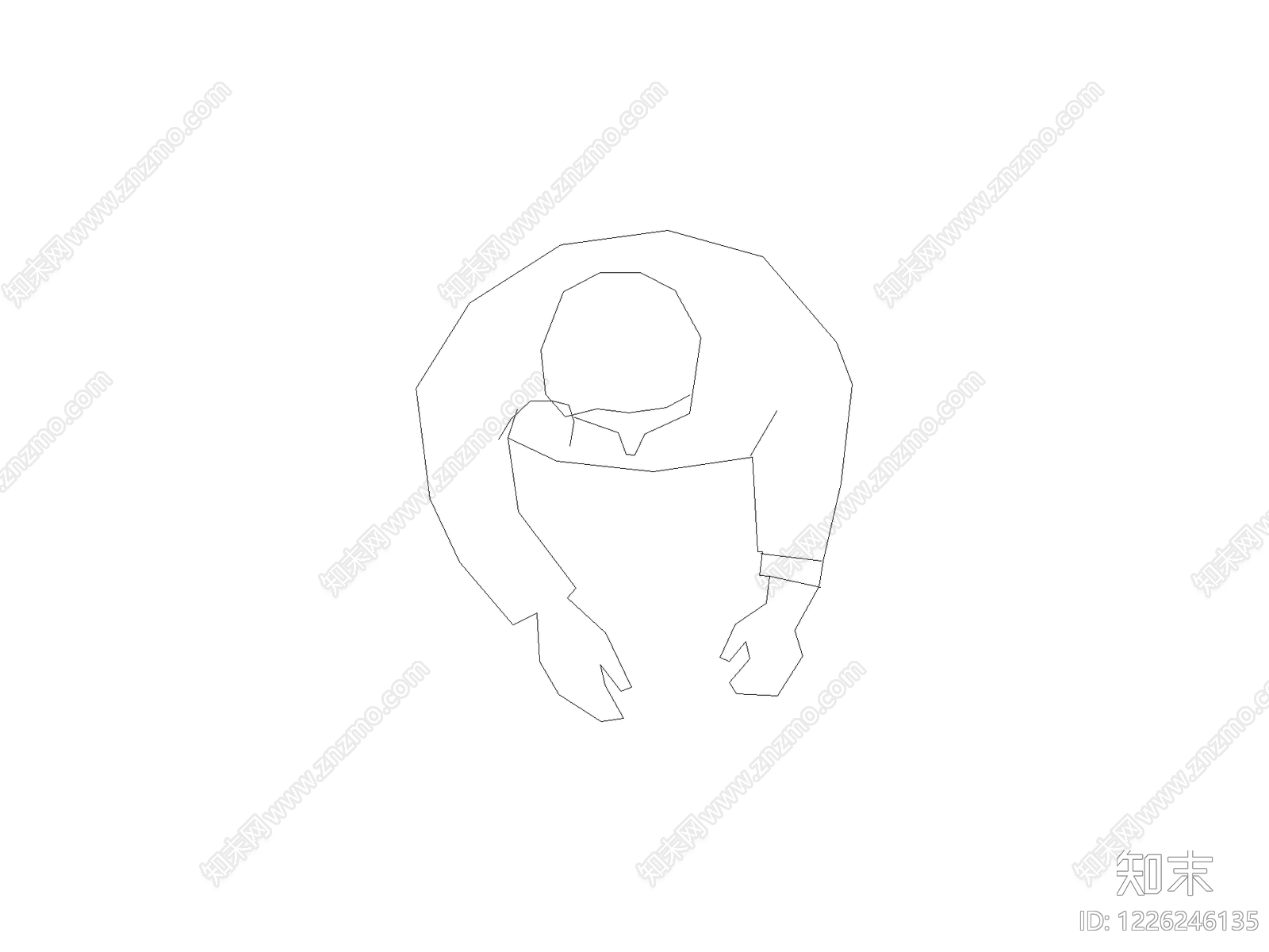 人物CAD图纸