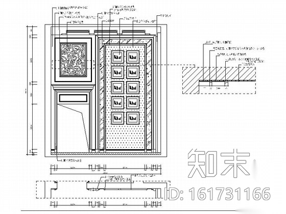 [南昌]城心低密别墅住区中欧混搭三层豪宅装修设计施工图...cad施工图下载【ID:161731166】