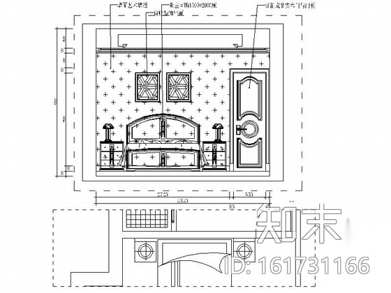 [南昌]城心低密别墅住区中欧混搭三层豪宅装修设计施工图...cad施工图下载【ID:161731166】