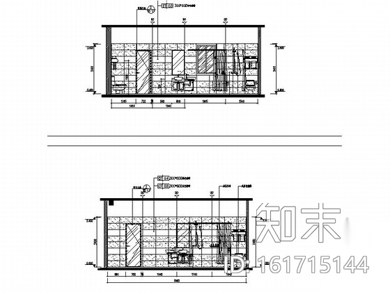 [龙岩]精致现代主题式快捷酒店室内施工图（含高清效果图...cad施工图下载【ID:161715144】
