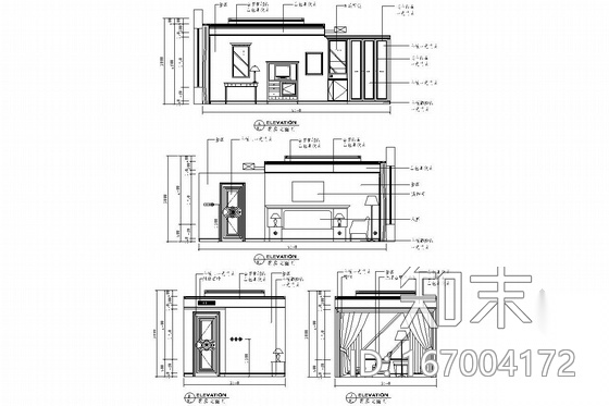 豪华欧式风格总统套房室内施工图cad施工图下载【ID:167004172】