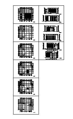 某四层办公楼建筑方案图cad施工图下载【ID:167645117】