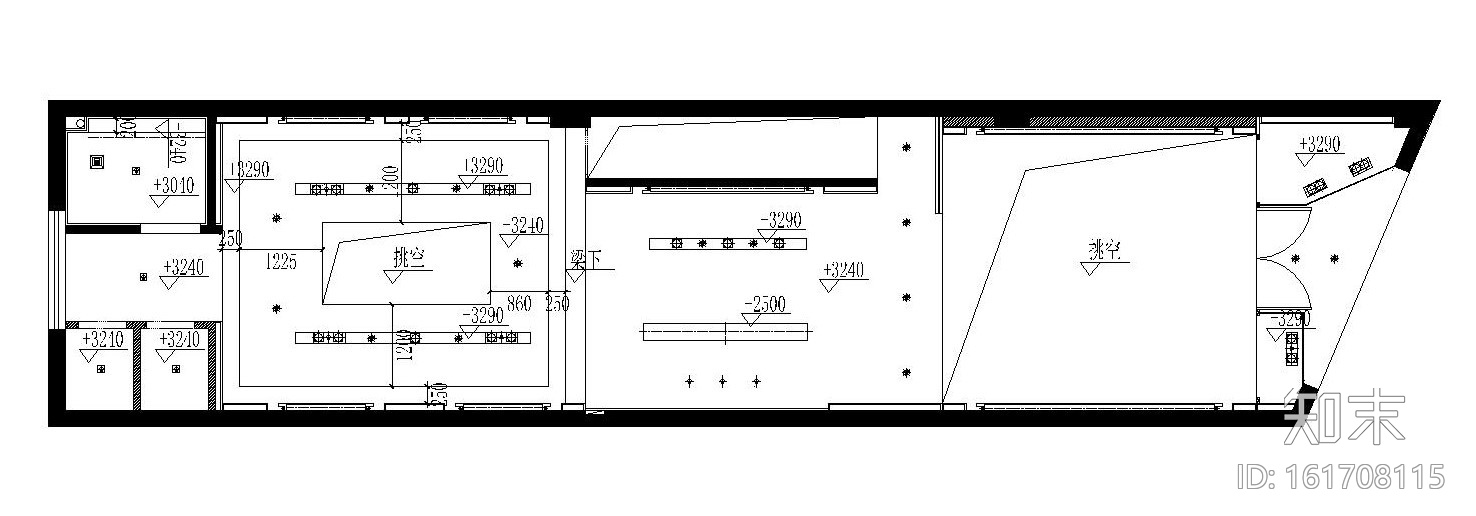 某精品服装店全套装饰施工图设计（附效果图）cad施工图下载【ID:161708115】