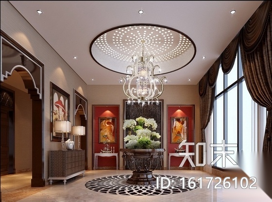 [哈尔滨]中心智力区现代售楼中心装修图（含效果）cad施工图下载【ID:161726102】